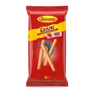 Boromir Grisine cu Mac, 140 g