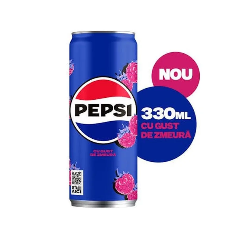 Pepsi Zmeura Doza, 330 ml
