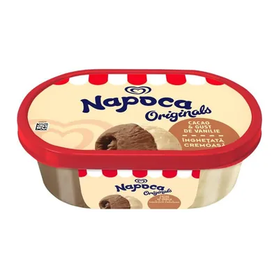 1000ML NAPOCA ORIGINALS TUB CACAO VANILIE