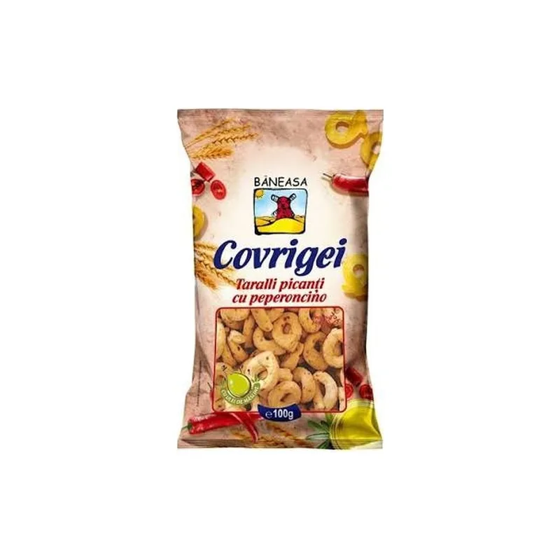 Baneasa Covrigei Taralli Picanti cu Peperoncino, 100 g