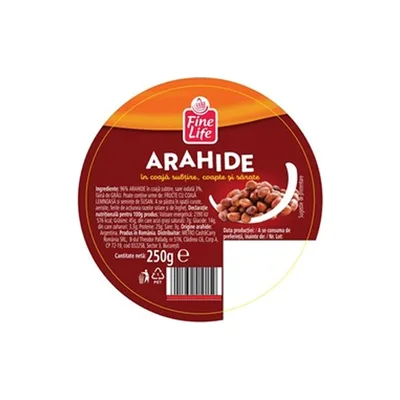 Fl Arahide Coaja Coapte, 250 g