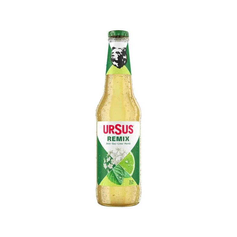 Ursus Remix Soc Lime Menta, 330 ml