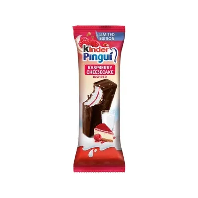 Kinder Pinguin Zmeura Cheesec, 30 g