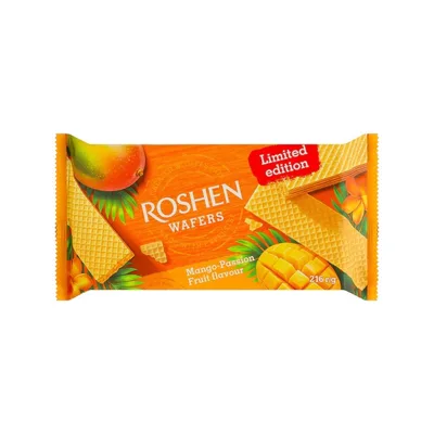 Roshen Wafers Mango, 216 g