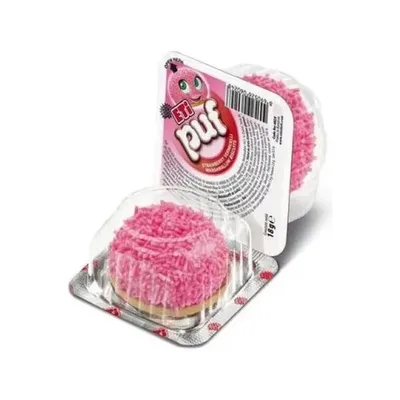 Eti Puf Capsuni, 18 g