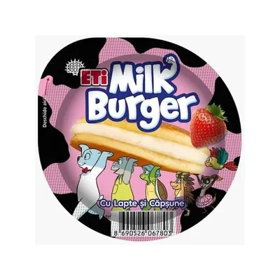 Milkburger Lapte/Cap., 35 g