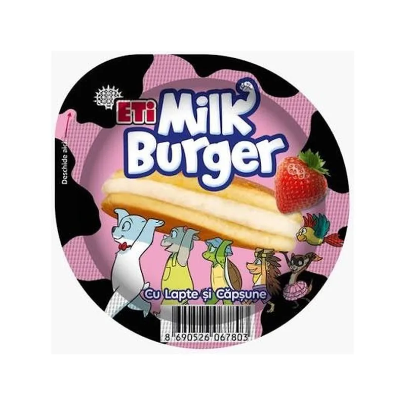Milkburger Lapte/Cap., 35 g