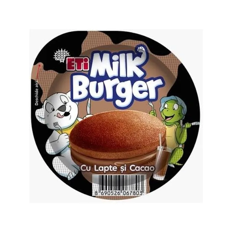 Milkburger Cacao/Lapte, 35 g